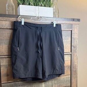 Women's Athletic Drawstring Shorts - Black